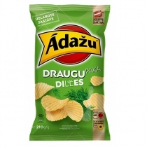 ČIPSI ĀDAŽU AR DIĻĻU GARŠU DRAUGU PAKA (002080) JN